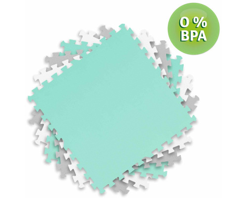 Дитячий килимок-пазл Ricokids 7499, 60 x 60 см 9 шт, різнокольоровий