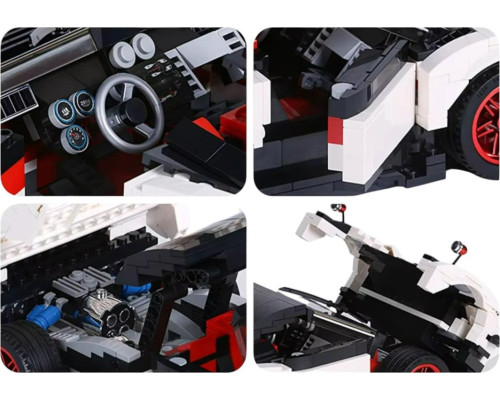 Дитячий конструктор спортивної машинки 960 ел.