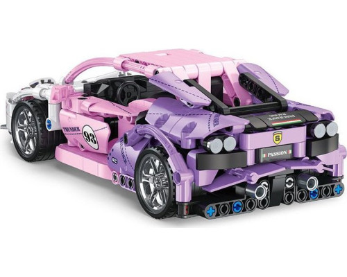 Дитячий конструктор Pink Sports Car Blocks 652 ел.