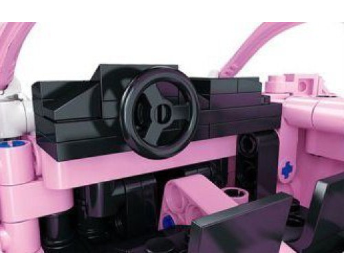 Дитячий конструктор Pink Sports Car Blocks 652 ел.