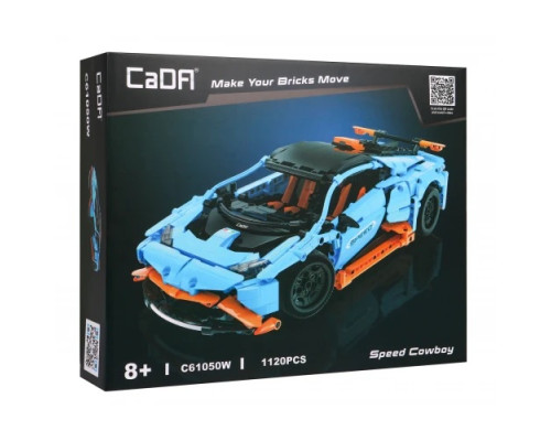 Машинка Speed ​​​​Cowboy racer для дітей 8+ Технічні блоки CaDA 1120 ел.