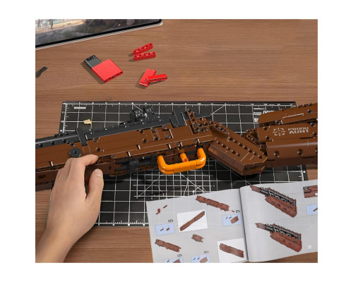 Дитячий конструктор Mould King Гвинтівка 1117 ел, коричнево-чорний ZKL.140025