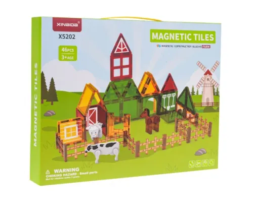 Дитячий конструктор магнітний Farm 46 ел.