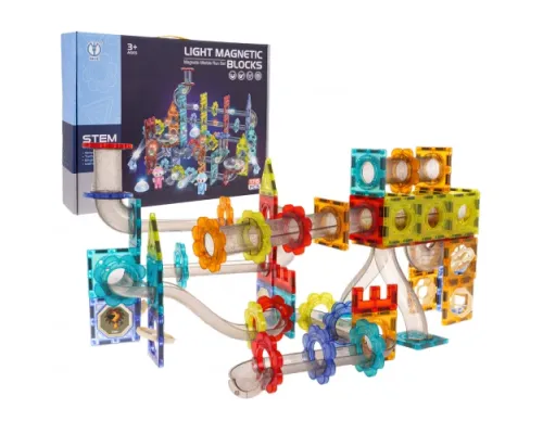 Дитячий конструктор магнітний Luminous Ball Magnetic Bricks 176 ел.