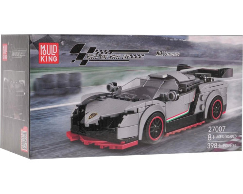 Дитячий конструктор Спортивне авто 398 ел. Білий ZKL.27007