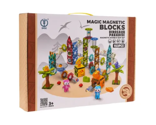 Дитячий конструктор магнітний ZOO Ball Set 153 ел.