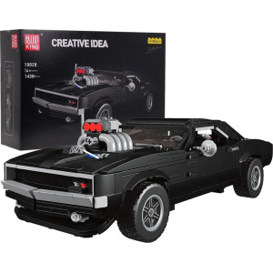 Дитячий конструктор Спортивне авто 1439 ел. Чорний ZKL.10028