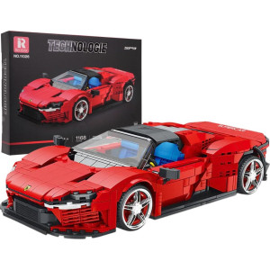 Дитячий конструктор Спортивний автомобіль SP3 Червоний 1168 ел.