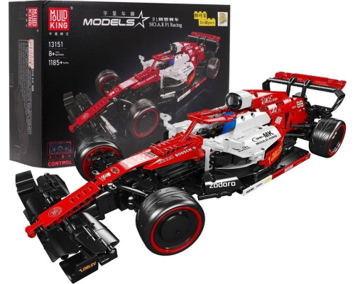 Дитячий конструктор машинка F1 на дистанційному керуванні Червона 1185 ел.