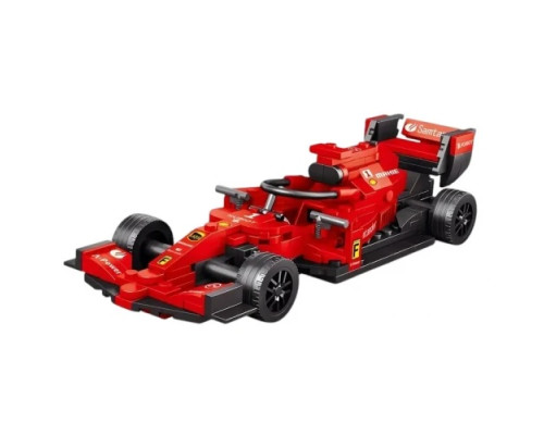 Дитячий конструктор машинка F1 Червона 266 ел.