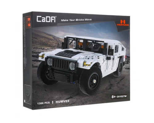 Дитячий конструктор CaDA Військова машина Humvee 1:12 1386 ел.