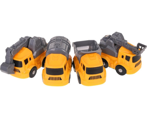 Дитячий будівельний майданчик із транспортними засобами та аксесуарами