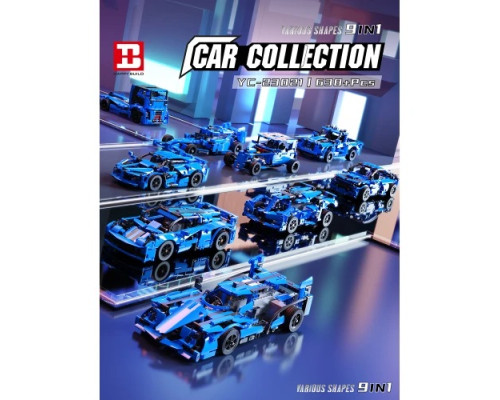 Дитячий конструктор Транспортні засоби 638 ел. Синій