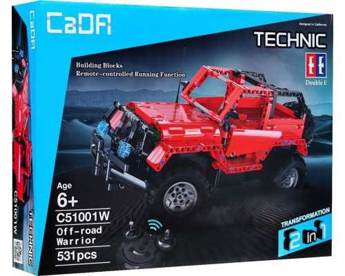 Пікап 2 в 1 на дистанційному керуванні для дітей 6+ Технічні блоки CaDA 531 ел.