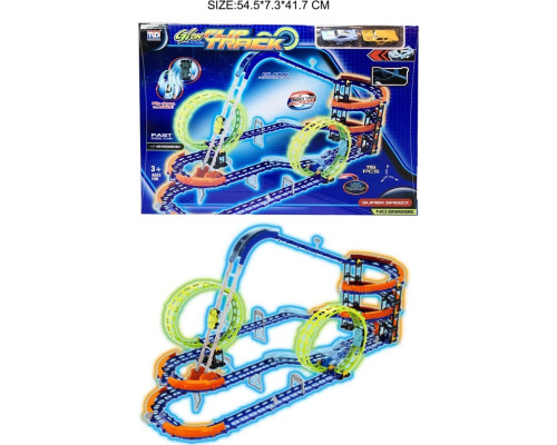 Дитячий гоночний трек зі сходами для дітей 3+ Конструктор 116 ел.
