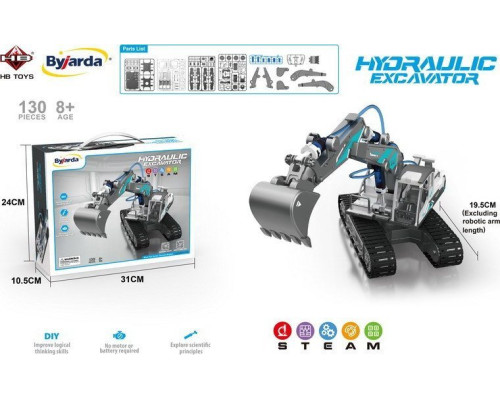 Дитячий конструктор гідравлічний екскаватор 8+ 130 ел.