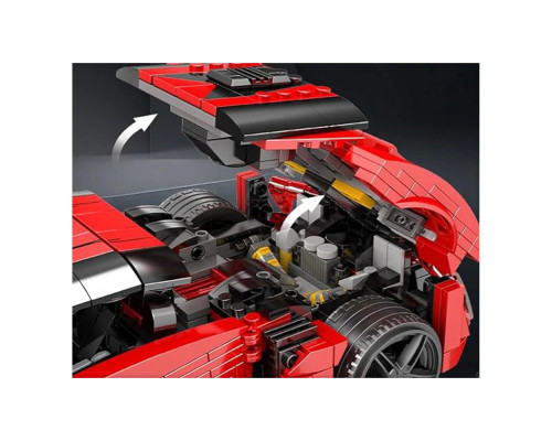 Дитячий конструктор Ramiz Спортивні автомобілі 1311 ел, червоний