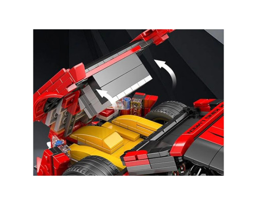 Дитячий конструктор Ramiz Спортивні автомобілі 1311 ел, червоний