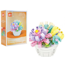 Дитячий конструктор Ramiz 88067A Букет у горщику 253 ел, різнокольоровий