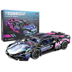 Дитячий конструктор Ramiz 7604 Спорткар 1280 ел, різнокольоровий
