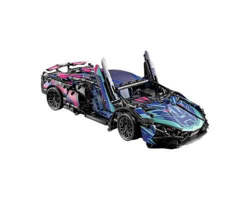 Дитячий конструктор Ramiz 7604 Спорткар 1280 ел, різнокольоровий