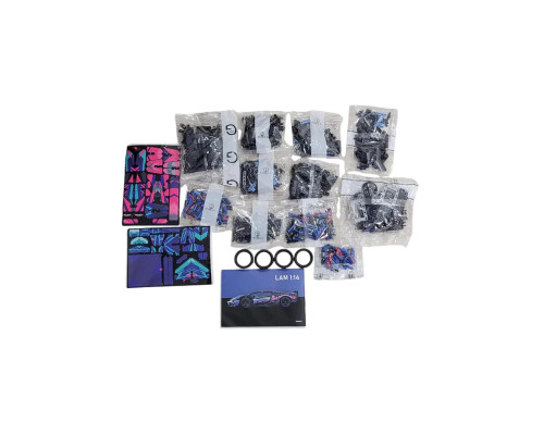 Дитячий конструктор Ramiz 7604 Спорткар 1280 ел, різнокольоровий