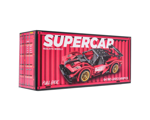 Дитячий конструктор Ramiz J2013C Спортивний автомобіль 482 ел, червоний