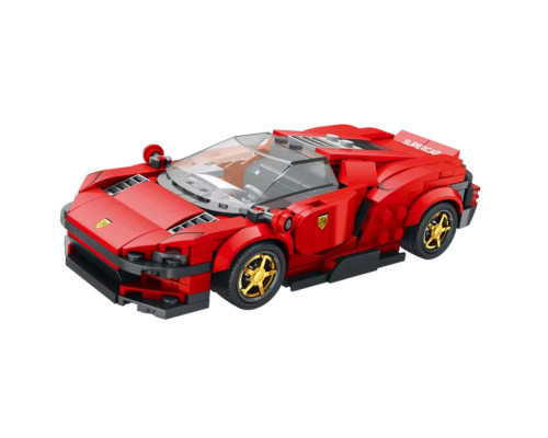 Дитячий конструктор Reobrix 11027 Спортивний автомобіль 306 ел, червоний