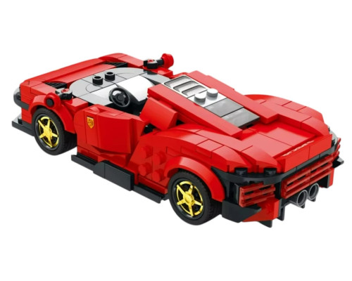 Дитячий конструктор Reobrix 11027 Спортивний автомобіль 306 ел, червоний