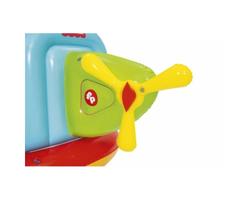 Дитячий надувний манеж Fisher-Price BESTWAY Гелікоптер 155х102х91см + м'ячі