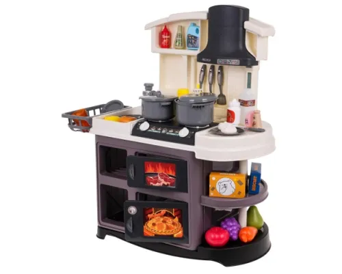Дитяча кухня з функцією звуку та води 52 ел. Сірий