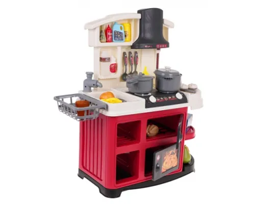 Дитяча кухня з функцією звуку та води 52 шт. Червоний