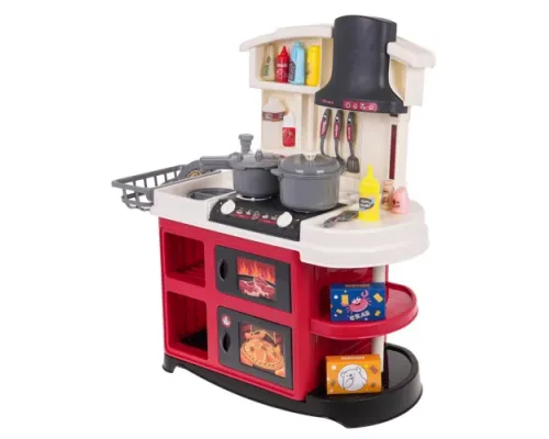 Дитяча кухня з функцією звуку та води 52 шт. Червоний