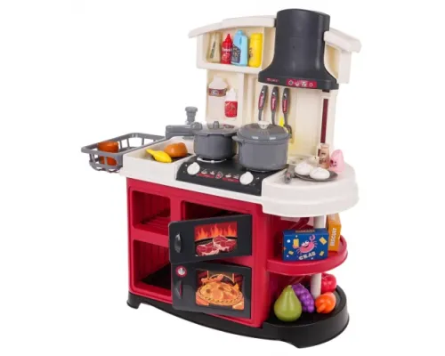 Дитяча кухня з функцією звуку та води 52 шт. Червоний