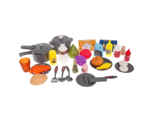 Дитяча кухня з функцією звуку та води 52 шт. Червоний