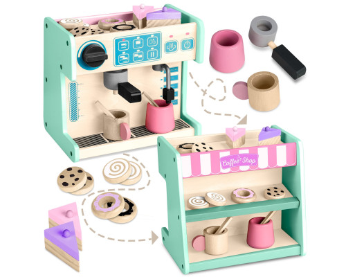 Кав'ярня-кондитерська дитяча дерев'яна Ricokids м'ятна