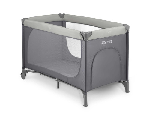 Ліжечко дитяче туристичне Ricokids 125 x 65 x 78 см світло-сіре Ліжечко дитяче туристичне Ricokids 125 x 65 x 78 см світло-сіре