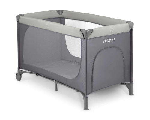 Ліжечко дитяче туристичне Ricokids 125 x 65 x 78 см світло-сіре Ліжечко дитяче туристичне Ricokids 125 x 65 x 78 см світло-сіре