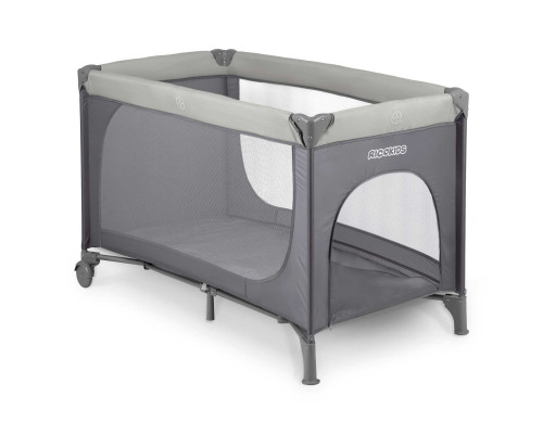 Ліжечко дитяче туристичне Ricokids 125 x 65 x 78 см світло-сіре Ліжечко дитяче туристичне Ricokids 125 x 65 x 78 см світло-сіре