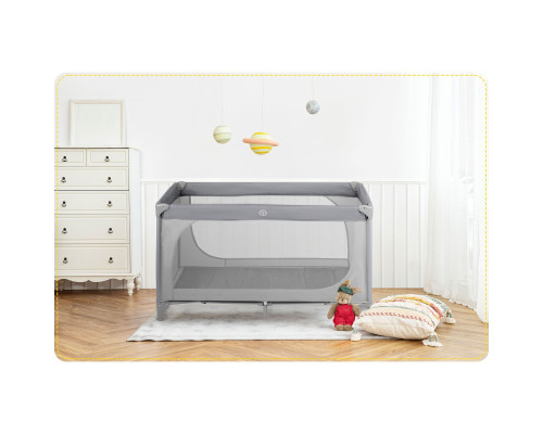 Ліжечко дитяче туристичне Ricokids 724001 125 x 65 x 78 см сіре