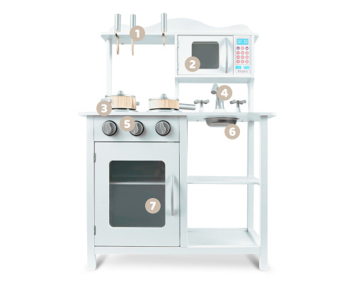 Кухня дитяча дерев'яна Ricokods 60 x 30 x 85 см