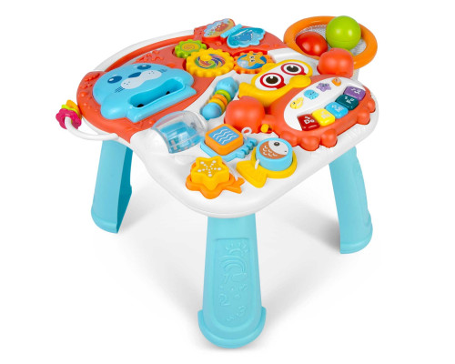 Каталка 2-в-1 інтерактивна Ricokids біло-червона Каталка 2-в-1 інтерактивна Ricokids біло-червона