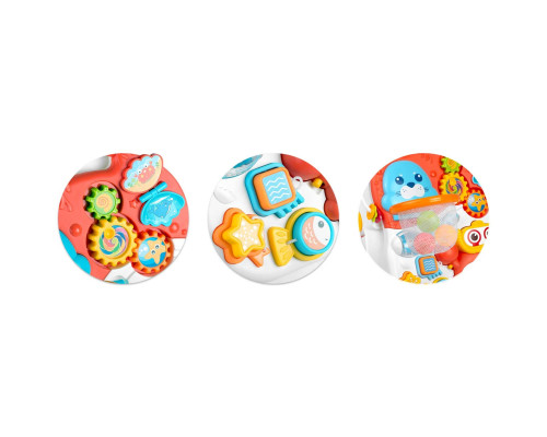 Каталка 2-в-1 інтерактивна Ricokids біло-червона Каталка 2-в-1 інтерактивна Ricokids біло-червона