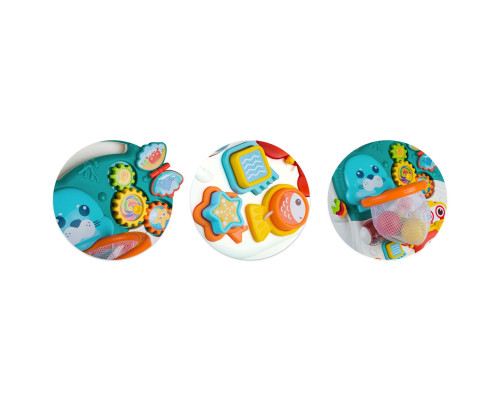 Каталка 3-в-1 інтерактивна Ricokids біло-блакитна Каталка 3-в-1 інтерактивна Ricokids біло-блакитна
