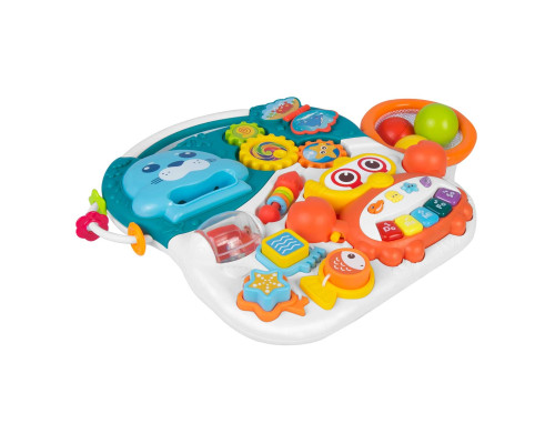 Каталка 3-в-1 інтерактивна Ricokids біло-блакитна Каталка 3-в-1 інтерактивна Ricokids біло-блакитна
