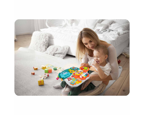 Каталка 3-в-1 інтерактивна Ricokids біло-блакитна Каталка 3-в-1 інтерактивна Ricokids біло-блакитна