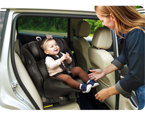 Автокрісло Nukido Aero Line ISOFIX 0-36 кг, чорне Автокрісло Nukido Aero Line ISOFIX 0-36 кг, чорне