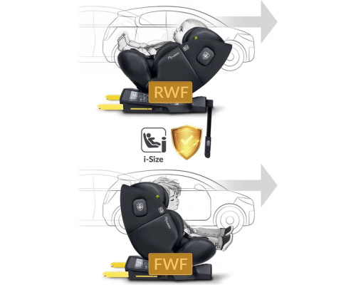 Автокрісло Nukido Aero Line ISOFIX 0-36 кг, чорне Автокрісло Nukido Aero Line ISOFIX 0-36 кг, чорне