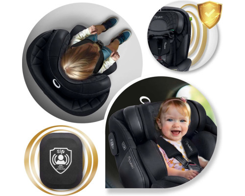 Автокрісло Nukido Aero Line ISOFIX 0-36 кг, чорне Автокрісло Nukido Aero Line ISOFIX 0-36 кг, чорне
