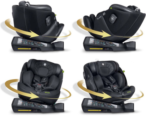 Автокрісло Nukido Aero Line ISOFIX 0-36 кг, чорне Автокрісло Nukido Aero Line ISOFIX 0-36 кг, чорне